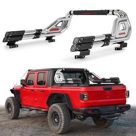 Atearbc16 Road Beast Universal Truck Bed Roll Bar For F-150/gladiator/silverado/tacoma/ranger 56-66in