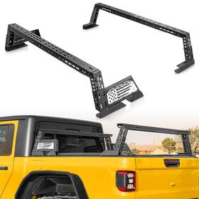 Ateatbr07-99 Road Beast 14ftft-17ftft Adjustable Truck Bed Rack Overland For Chevy Silverado 1500/gmc Sierra