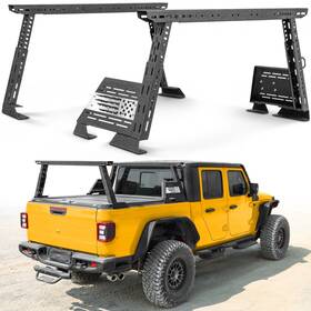 Ateatbr10-99 Road Beast For 2007-2026 Chevy Silverado 1500 Colorado Truck Bed Rack Overland Carbon Steel
