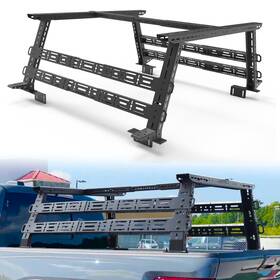 Ateatbr04 Road Beast Autoparts Heavy Duty Steel High Bed Rack Luggage Carrier For 2020-2025 Jeep Gladiator Jt