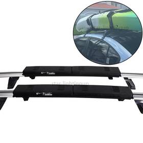 Star0723a Roinroji Cross Bar Soft Roof Rack Pads With Tie Down Straps For Surfboard Kayak Canoe