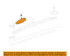 15276967 Roof Carrier-rear Gm Luggage Rail Chevrolet Hhr Oem Left Cover Rack