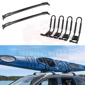 10222597 Roof Rack 2x Crossbar 4x Kayak Cargo For Cadillac Chevrolet Gmc 2015-2020