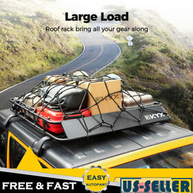 Jin769960 Roof Rack Cargo Basket Top Luggage Carrier Extension For Camp&travel Durable Kyx