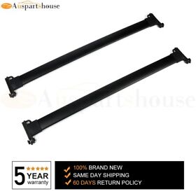 10346268 Roof Rack Carrier Set Bolt-on Style Black For 08-12 Ford Escape Cargo Cross Bars