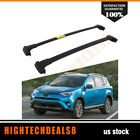 Ht117661ht403am Roof Rack For 2016-2019 Toyota Rav4 Baggage Luggage Carrier Cross Bar Black Pair
