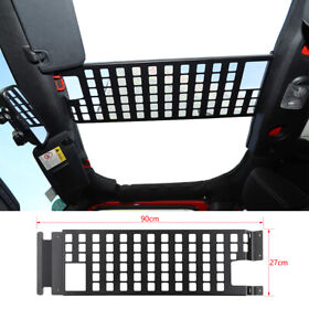 Shineka22082302 Roof Rack Hard Top Molle Panel Accessories For Jeep Wrangler Jk 2007-2017 Black