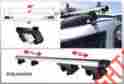 Roofrack-55 1 Pair 55 High Quality Aluminum Car Luggage Cargo Rail Top Roof Rack Cross Bar