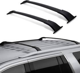 Rosy Pixel 741311083817 Roof Rack Cross Bars For 2015 2020 Yukon Tahoe Suburban Escalade Black