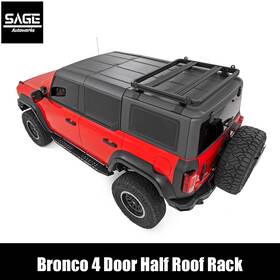 Rough Country Suspension 88204 Half Roof Rack For 4 Door Ford Bronco