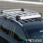 Rr-072-sl-frc-tl Topline Autopart Silver Aluminum Roof Rack Basket Car Top Cargo