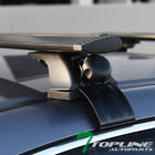 Rr-693-50-bk-frc-tl Topline Autopart Black Aluminum Teardrop Window Frame Roof Rack Cross