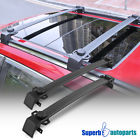 Rrb-cmp17bk Superbautoparts Jeep Compass Black Aluminum Adjustable Cargo Rail Cross Bar