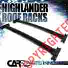 Rrb-hldr08bk Spec-d 2008-2013 Toyota Highlander Black Roof Top Cross Bars Crossbars Rack Pair 684758618597