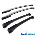 Rrb-rav413slbk Superbautoparts For Toyota Adjustable Silver Aluminum Full Roof Rack Black