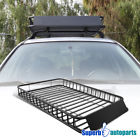 Rrbk-b148bk Superbautoparts Universal Black Steel Top Cargo Carrier Roof Rack Luggage