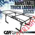 Rrbl-58503bk Spec-d Full Size Heavy Duty Contractor Pickup Truck Tool Adjustable Ladder Lumber Racks 684758673619