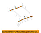 Sa46wb7al Carrier-side Assembly Oem Luggage Chrysler Rail