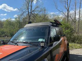 Lk8-def20-489 Sap Lucky8 Defender L663 Roof Rack Fairing For Genuine Wind