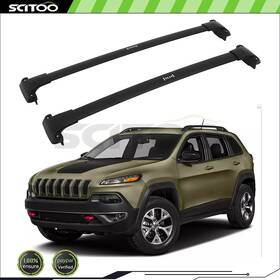 Cb1176620108s01 Scitoo Pair Luggage Carrier Cargo Roof Rack Cross Bar For 2015-2020 Jeep Cherokee
