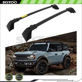 Cb1176640108s01 Scitoo Pair Luggage Carrier Cargo Roof Rack Cross Bar For 2021-2022 Ford Bronco