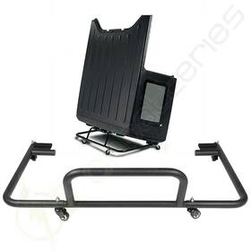 Cb125746s01 Scitoo Moveable Hard Top Carrier Storage Cart With Wheels For Jeep Wrangler 87-20 Yj Tj Jk