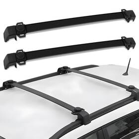 Cb161679cn1s01 Scitoo For Jeep Compass 2011-2016 Black Roof Top Rack Cross Bar 2pcs Aluminum Carrier