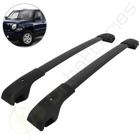 Cb161683cn1s01 Scitoo For 2007-2017 Jeep Patriot Cargo Silver Roof Rack Cross Bar Luggage Carrier