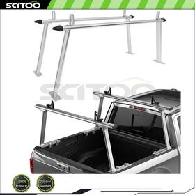 Cb1663100108s01 Scitoo Pair Luggage Carrier Cargo Pickup Ladder Rack Truck Bed 71 Inch Silver