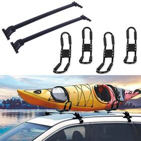 Cn8381341s01 Scitoo Luggage Carrier For 2009-2015 Honda Pilot Roof Top Rail Rack Bar Kayak Black