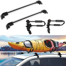 Cn8381681s01 Scitoo For 2018 2019 Vw Volkswagen Atlas Black Top Roof Rack Cross Bar Kayak Luggage