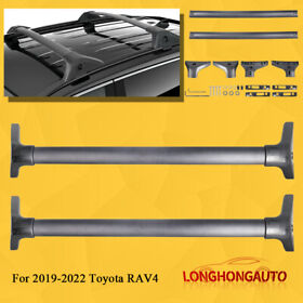 M35029k Set Aluminum Roof Rack Cross Bar For 2019-2021 Toyota Rav4 With Flush Rails