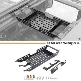 Shineka202503107l10589 Shineka 3x Roof Top Rack Storage Panel Luggage Accessories For Jeep Wrangler Jl Jt 2018