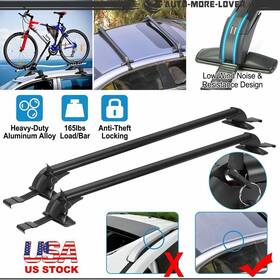 Al771765lv Silscvtt 43.3 Inch Universal Car Top Roof Rack Cross Bar Luggage Carrie Adjustable Aluminum