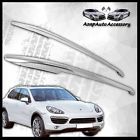 Silver Porsche Fit Rack 11 Lh Roof Aluminum Rail 13 Polished Cayenne Bar 12