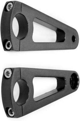 D8082 Smittybilt Defender Roof Rack Led Light Bar Mount Tabs-pair