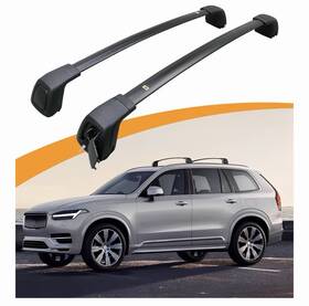 Snailfly 683190562262 Roof Rack Cross Bars For Volvo Xc90 2016-2026 With Flush Rails - Black
