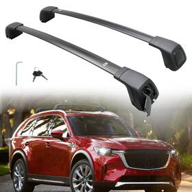 Snailfly Sn-c1183v10 Lockable Roof Rack Cross Bars For 2024 2025 2026 Mazda Cx90 And Cx-9