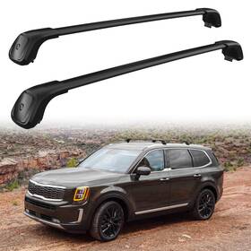 Snailfly Sn-tel019sjdshg Roof Rack Cross Bars 330 Lbs Kia Telluride 2019-2026 Black Load