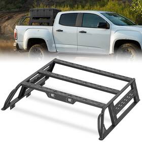 Xsbr060035357 Soenboo 13.8ftft Full-size Rear Ladder Rack Back For 15-22 Colorado And Canyon With Bed Rails