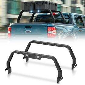 Xsbr060039357 Soenboo Overland Bed Racks Cargo Carrier With 2 Led Light For 2022-2025 Ford Maverick