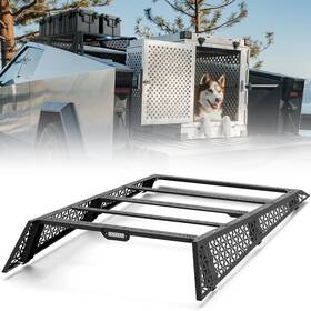 Xsbr060041357 Soenboo Front Middle Sections Bed Rack Kit Roof Cargo For 24 2025 Tesla Cybertruck