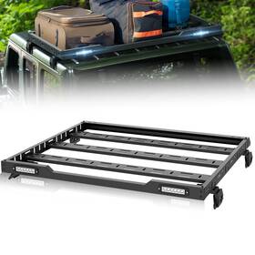 Xscr060020357 Soenboo Roof Rack Cargo Basket For 2007-2026 Jeep Wrangler Jk Jl And 2020-2026 Jt Hardtop