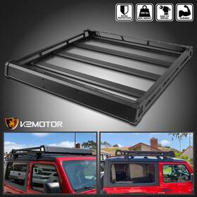 Spec-d Tuning 841808188855 Fits 2020-2024 Jeep Gladiator Roof Rack Basket Luggage Cargo Truck Top Carrier
