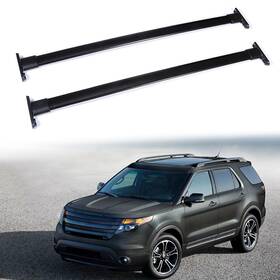 Sdp10641c628v Speedyparts4u Black Roof Rack Cross Bar For 2011-2015 Ford Explorer Cargo Luggage Carrier