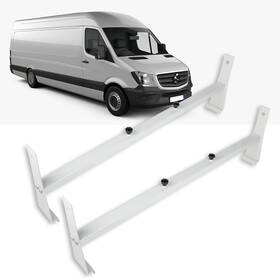 Speedyparts4u Sdp10910c906v Durable Van Ladder Rack Roof Cargo Bars 600lb Capacity Werner