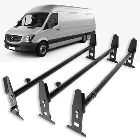 Sdp10914c898v Speedyparts4u Universal Adjustable Van Roof Ladder Rack 700lb 3bars For Chevy Dodge Ford