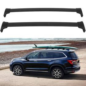 Spd11839a287s Speedyparts4u For Honda Pilot 2016-2022 Roof Rack Cross Bar Black Aluminium