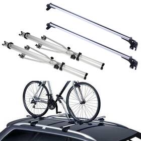 Spd83344b287e Speedyparts4u Top Roof Rack Cross Bar 2 Bicycle Carrier Set For Universal Car