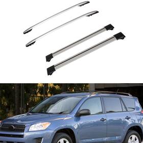Spd83366b256e Speedyparts4u For 2013-2018 Toyota Rav4 Roof Rack Cross Bars Rails Set Luggage Carrier